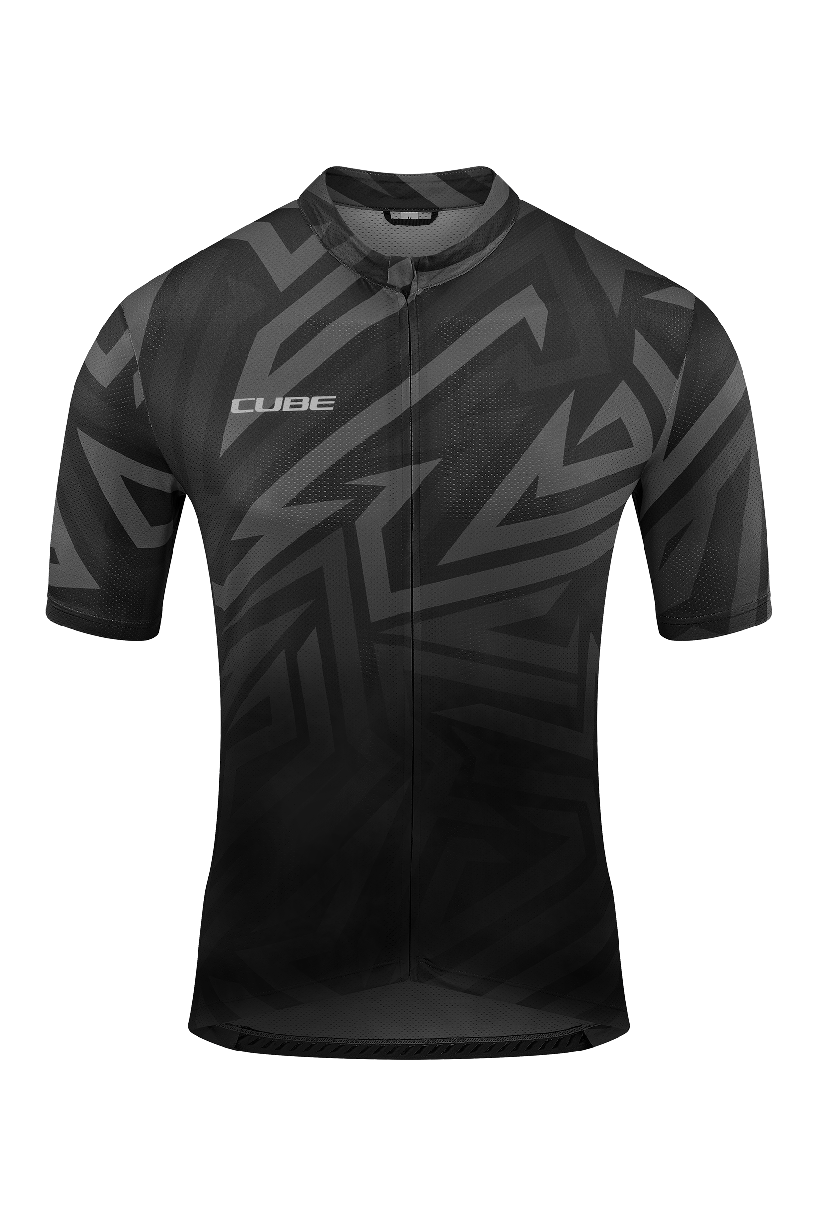 CUBE MTB Trikot Full Zip CMPT kurzarm