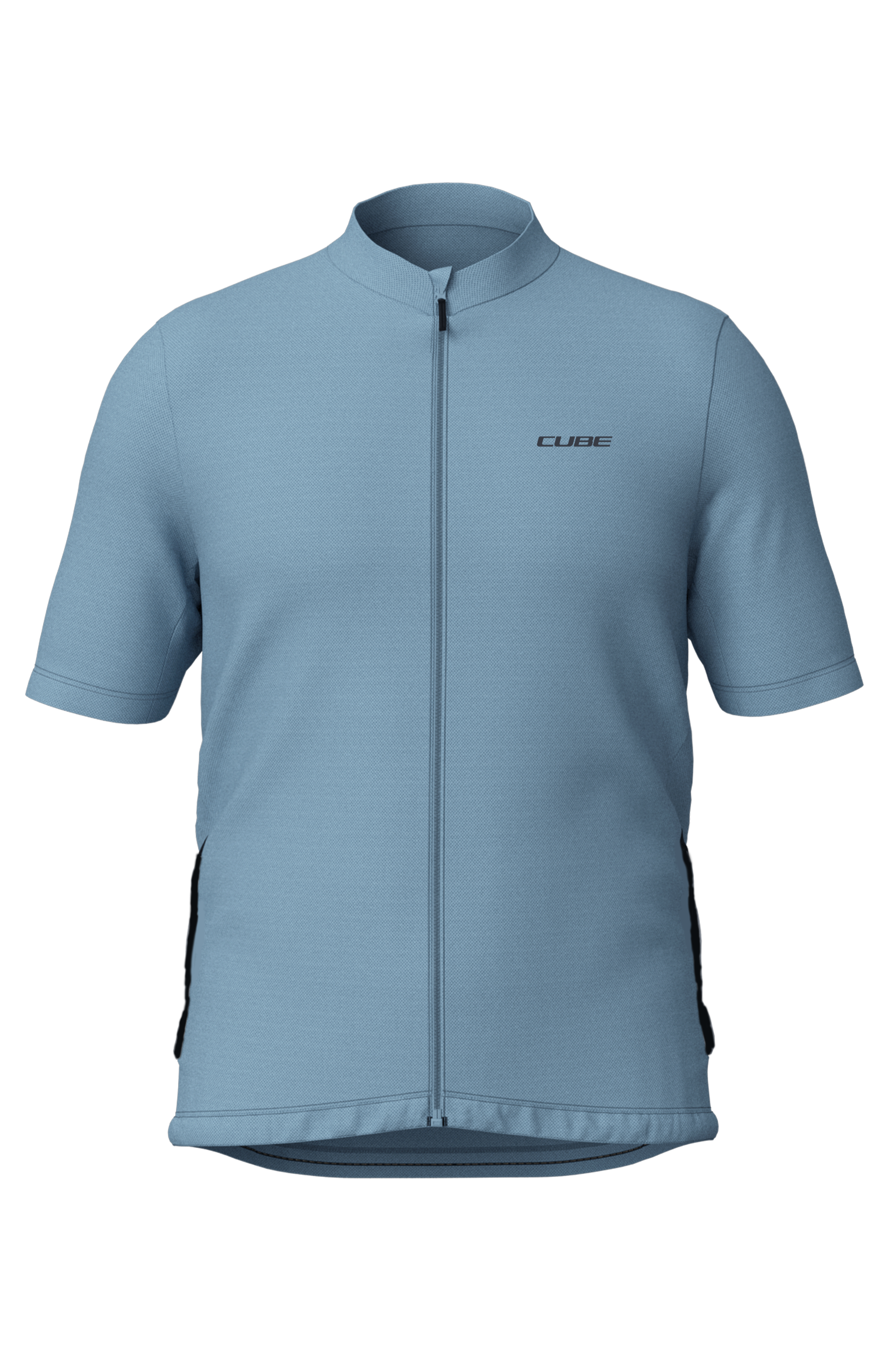 CUBE GRAVEL Trikot Full Zip CARGO kurzarm