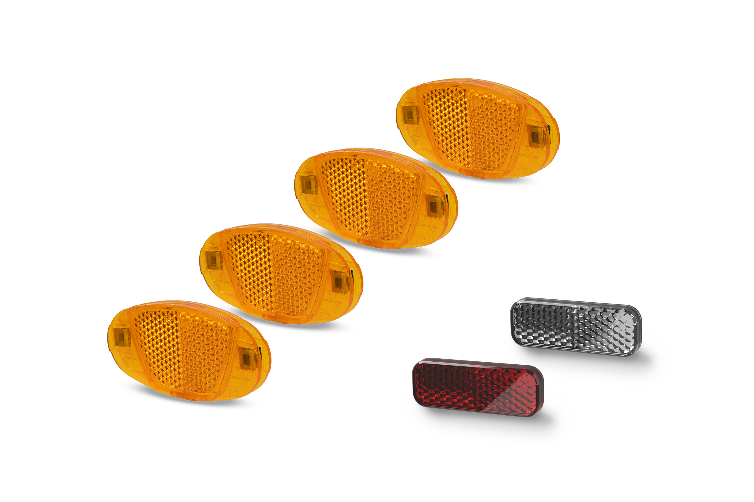 ACID Reflektorset für Lenker / Sattelstütze / Speichen