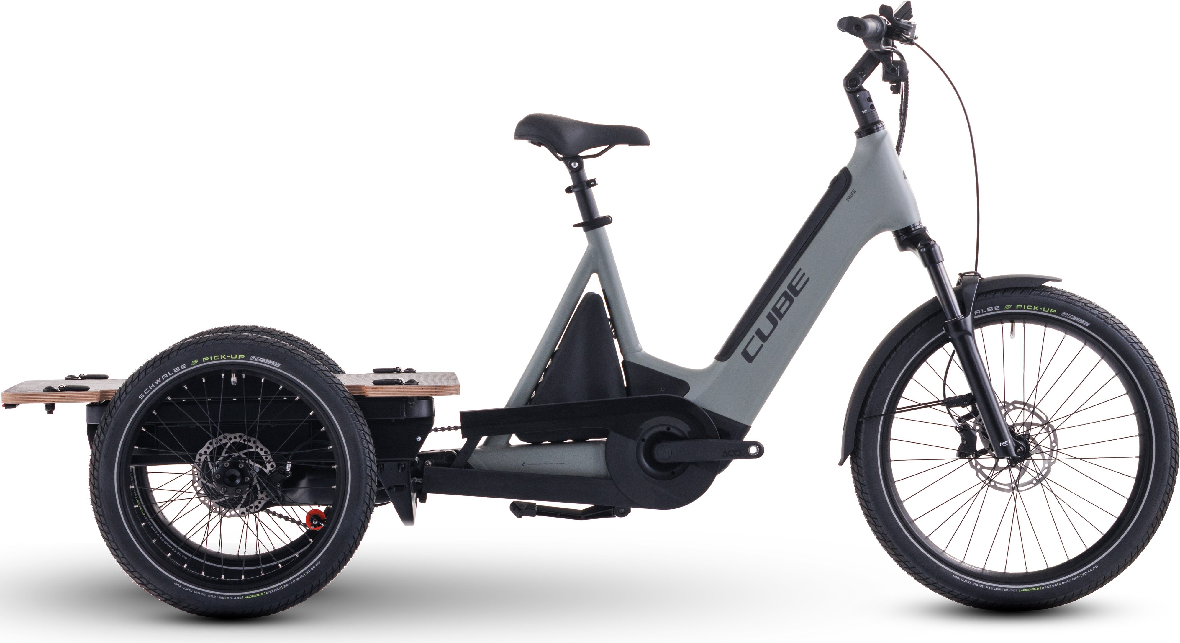 Cube Trike Flatbed Hybrid 750 swampgrey´n´reflex