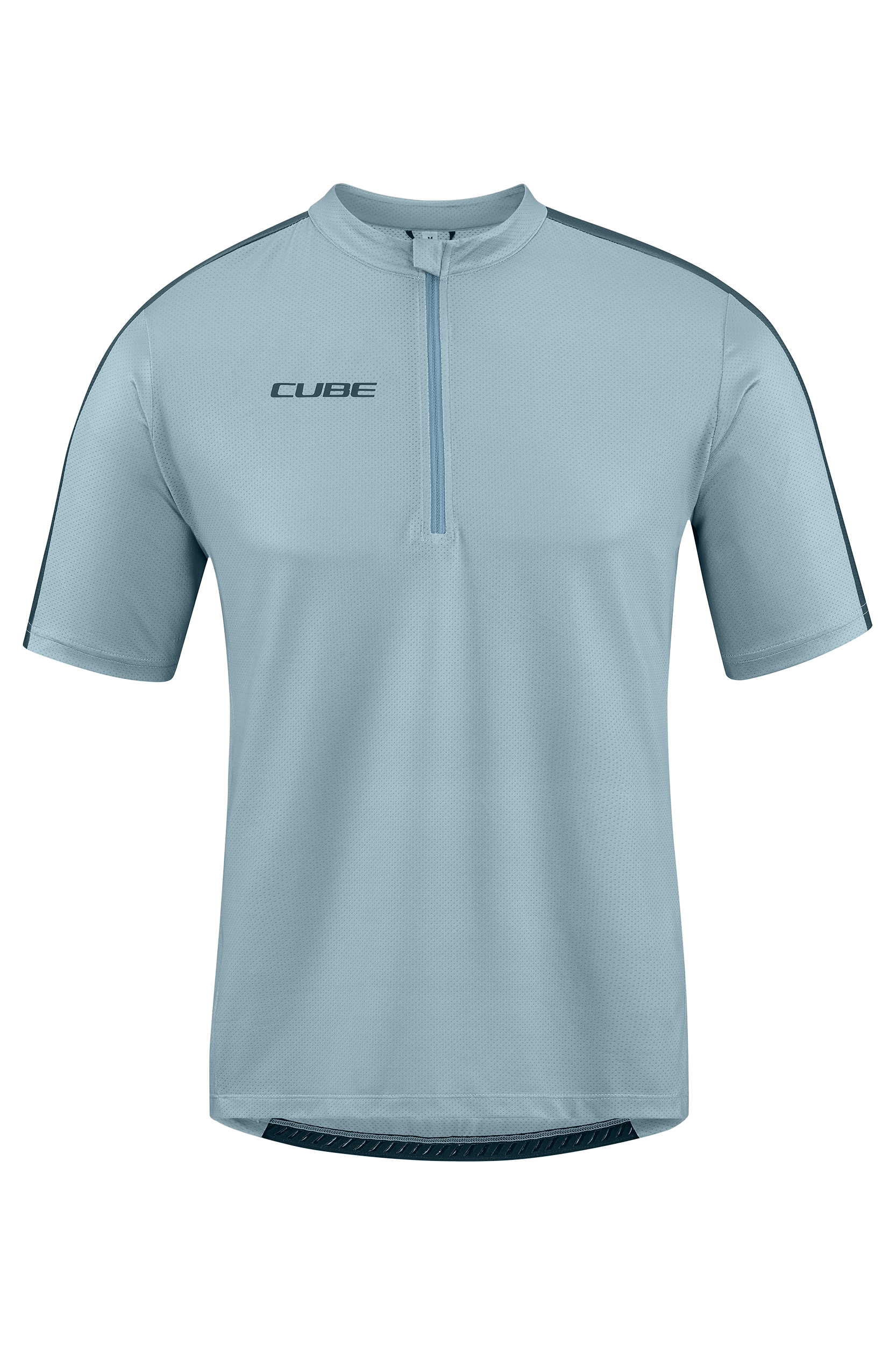 CUBE MTB Trikot Half Zip CMPT kurzarm