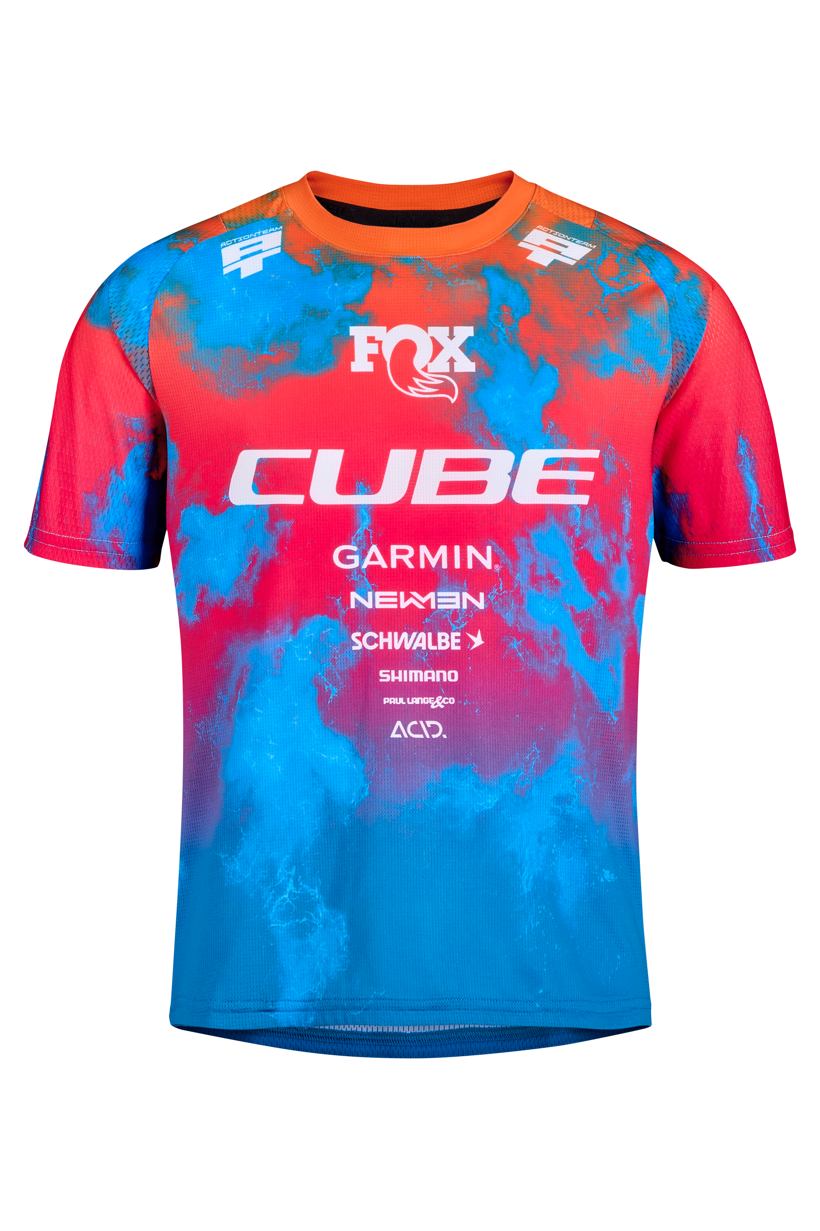 CUBE MTB Trikot ROOKIE X Actionteam kurzarm