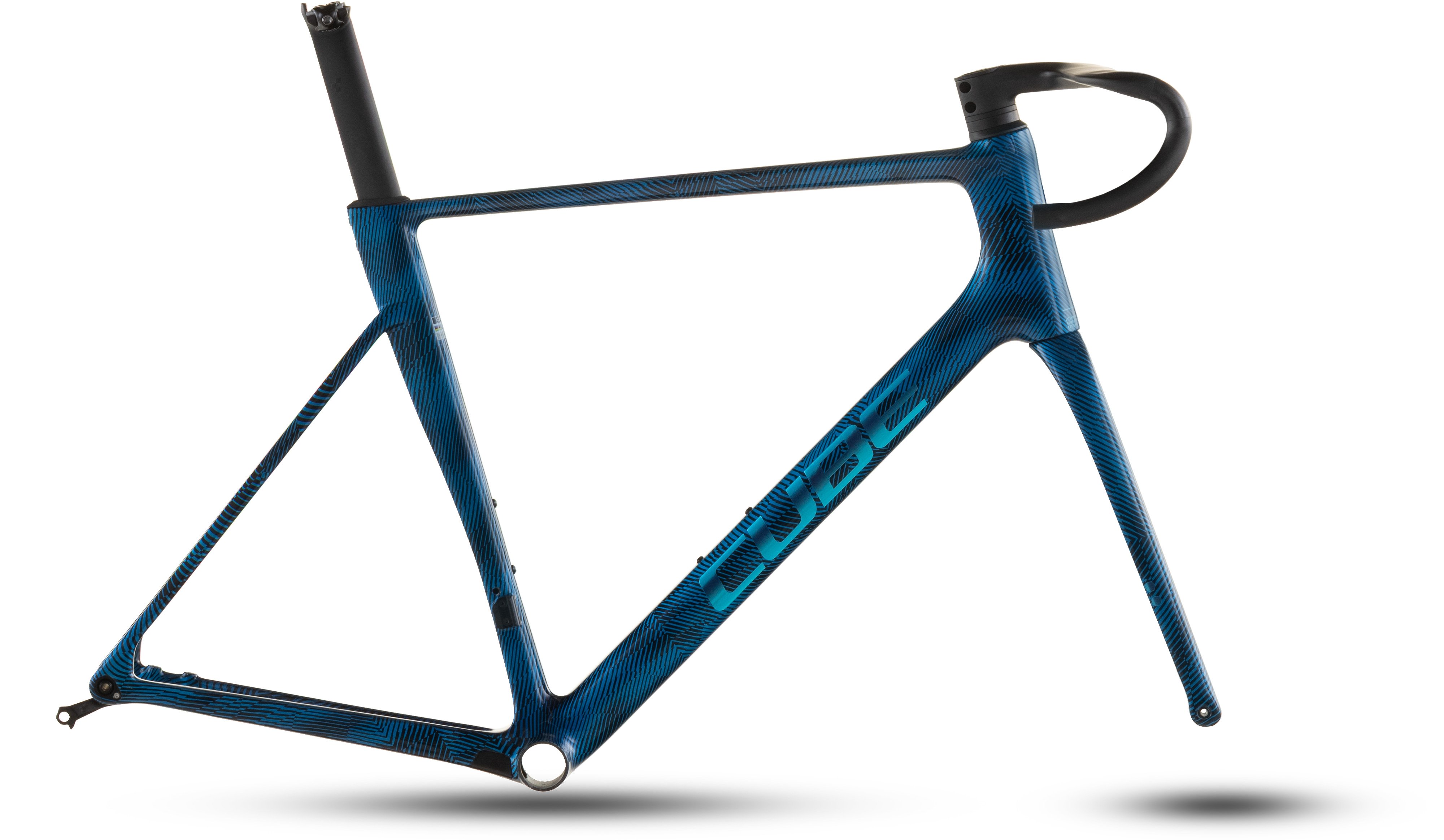 Cube Litening AIR C:68X Frameset liquidbluegrid´n´chrome