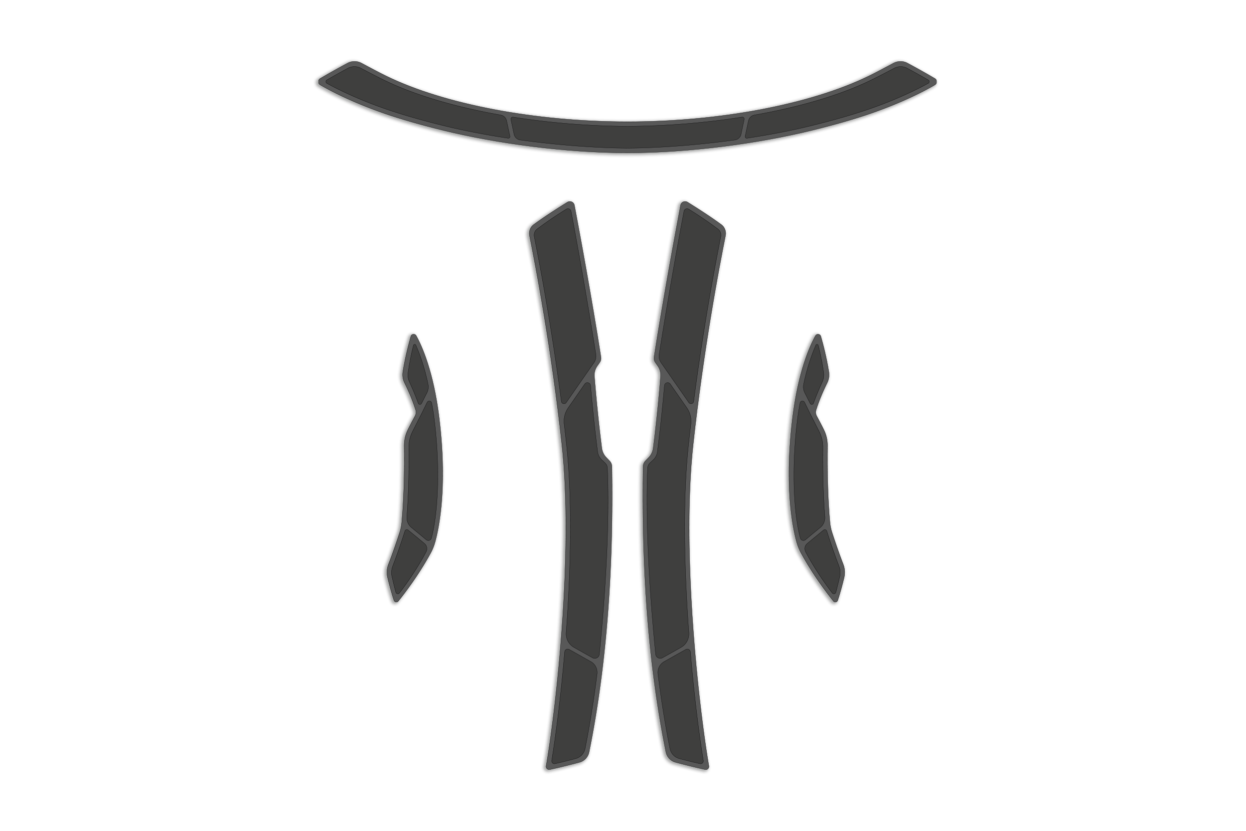 CUBE Helmpolster TROOPER S/M/L 9mm