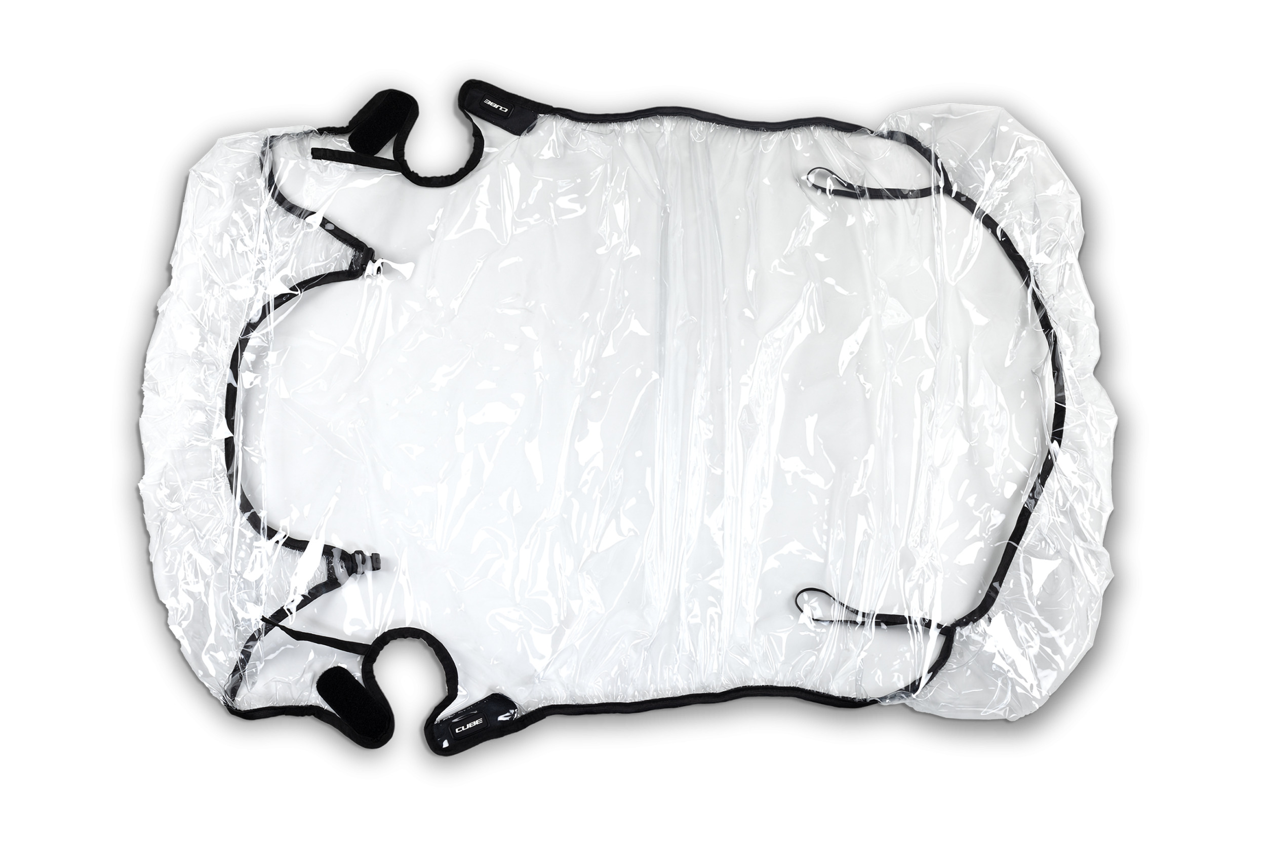 CUBE Regenschutz für Kinder Fahrradanhänger Double